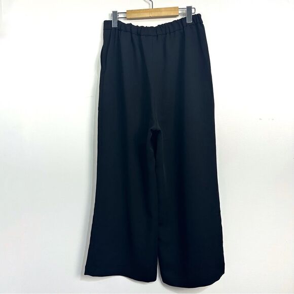 Aritzia Wilfred Boissier Wide Leg Crop Pant In Black Sz Medium - Picture 5 of 13